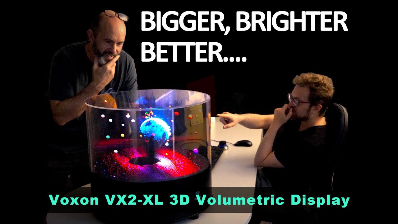 The World S Biggest 3d Volumetric Hologram Display Youtube