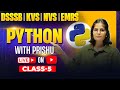Python Class-5 | Input, Output & Type Conversion | Python with Prishu | UPLT-Grade | MCA/UGC-NET