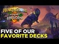 Hearthstone: Journey to Un'Goro - FIVE AWESOME NEW DECKS with a Blizzard Dev