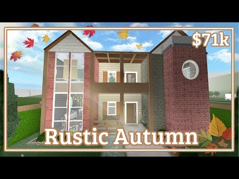 Download Bloxburg Rustic Autumn House Speed Build - 