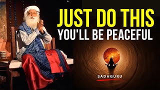 Just Do This And HALF YOUR ANXIETY Will Settle Down | SIMPLEST Method To Overcome Anxiety | Sadhguru