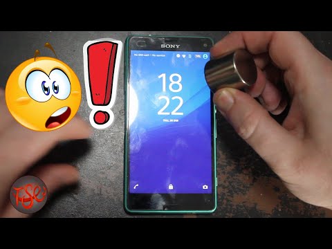 What happens if a magnet touches a battery?