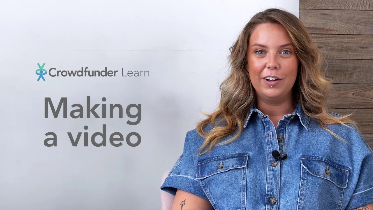 Making Your Crowdfunding Project Video Crowdfunder Youtube