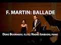 F. Martin: Ballade for flute and piano