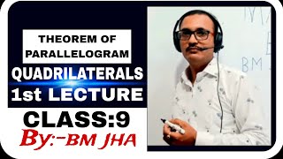 | THEOREM OF PARALLELOGRAM | BMJHA | C3 TUTORIAL | BASIC CONCEPT | QUADRILATERAL |