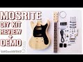 Johnny Ramone MOSRITE Style guitar kit REVIEW and DEMO