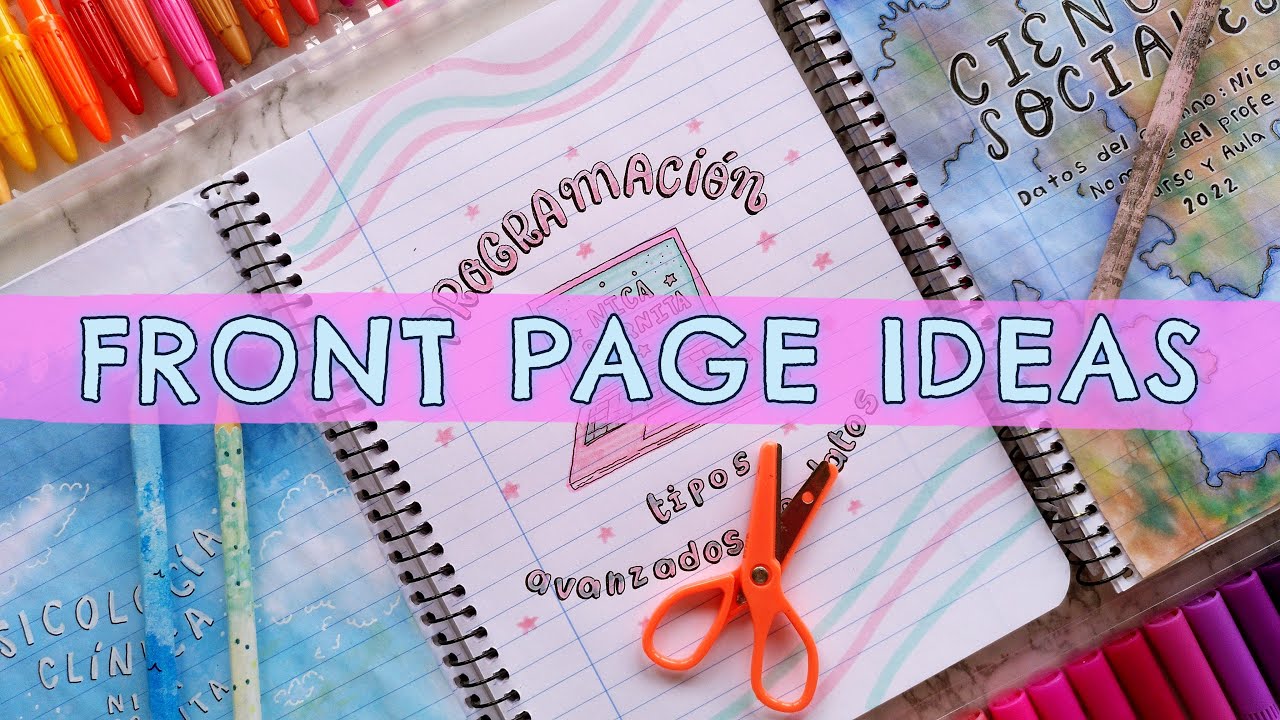 Cover Page Ideas For School Projects