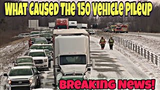 Breaking News! Truck Drivers Caught Up In 150 Vehicle Pileup 😵 Cause Of Accident Exposed