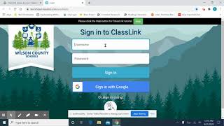 Classlink Log-In Instructions