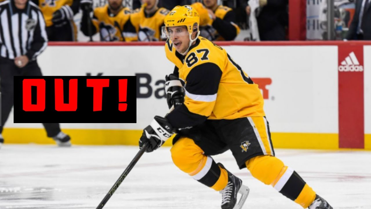 SIDNEY CROSBY OUT WITH LOWER BODY INJURY!!! - YouTube