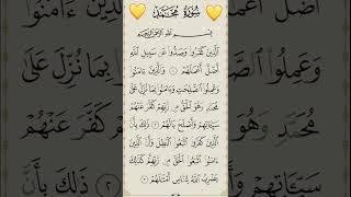💞Surah Mohammad 💞 Holy Quran recitation of dua full #shorts #mohammad