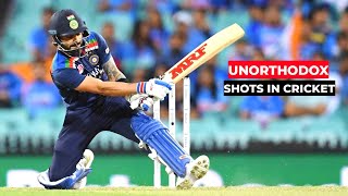 7 unorthodox shots in cricket (ft. Dhoni, Kohli, ABD) | Eagle cricket