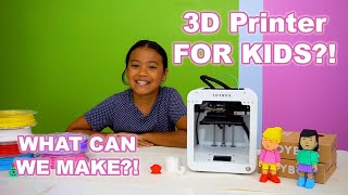 A 3D PRINTER FOR KIDS?! Toybox 3D printer review!