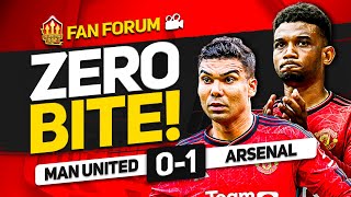 UNITED HAVE NO BITE! Man United 0-1 Arsenal | LIVE Fan Forum