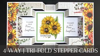 4 WAY 😍 | Tri-Fold Stepper Cards