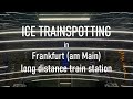 ICE Trainspotting in Frankfurt (am Main) long distance train station