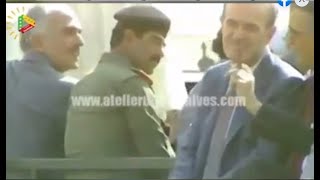 معمّر القذافي ينقل الرؤساء العرب في شاحنة قمة العربية في ليبيا ١٩٨٠