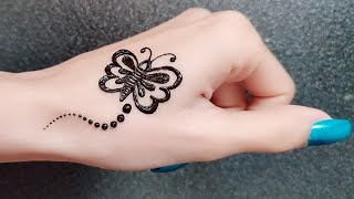 Butterfly mehndi tattoo design | Mehandi design tattoo | #mehnditattoodesign #shorts