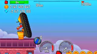 hill climb racing - hovercraft on rooftops | android iOS gameplay  #477 Mrmai Gaming