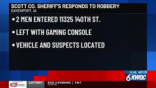 Scott County Sheriff's Office responds to Robbery