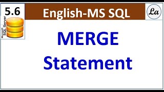 SQL Merge Statement
