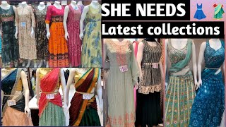 She needs latest collections ||lehangas& kurtis ||she needs uppal hyderabad ||she needs saree world