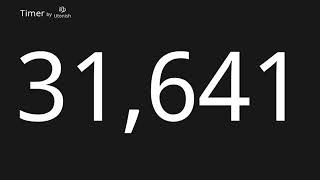 32400 Second Countdown Timer. 32400 Saniye Geri Sayım.