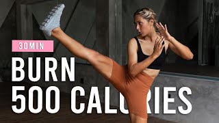 BURN 500 CALORIES with this 30 Minute Cardio HIIT Workout | At Home | No Equipment | No Repeats