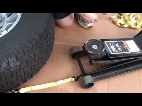 Easy and safe way to break a tire bead Easy and safe way to break a tire bead