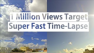 Fast Moving Clouds Time-Lapse