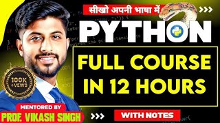 Python Programming Full Tutorial in One Video (2024) | Python full course