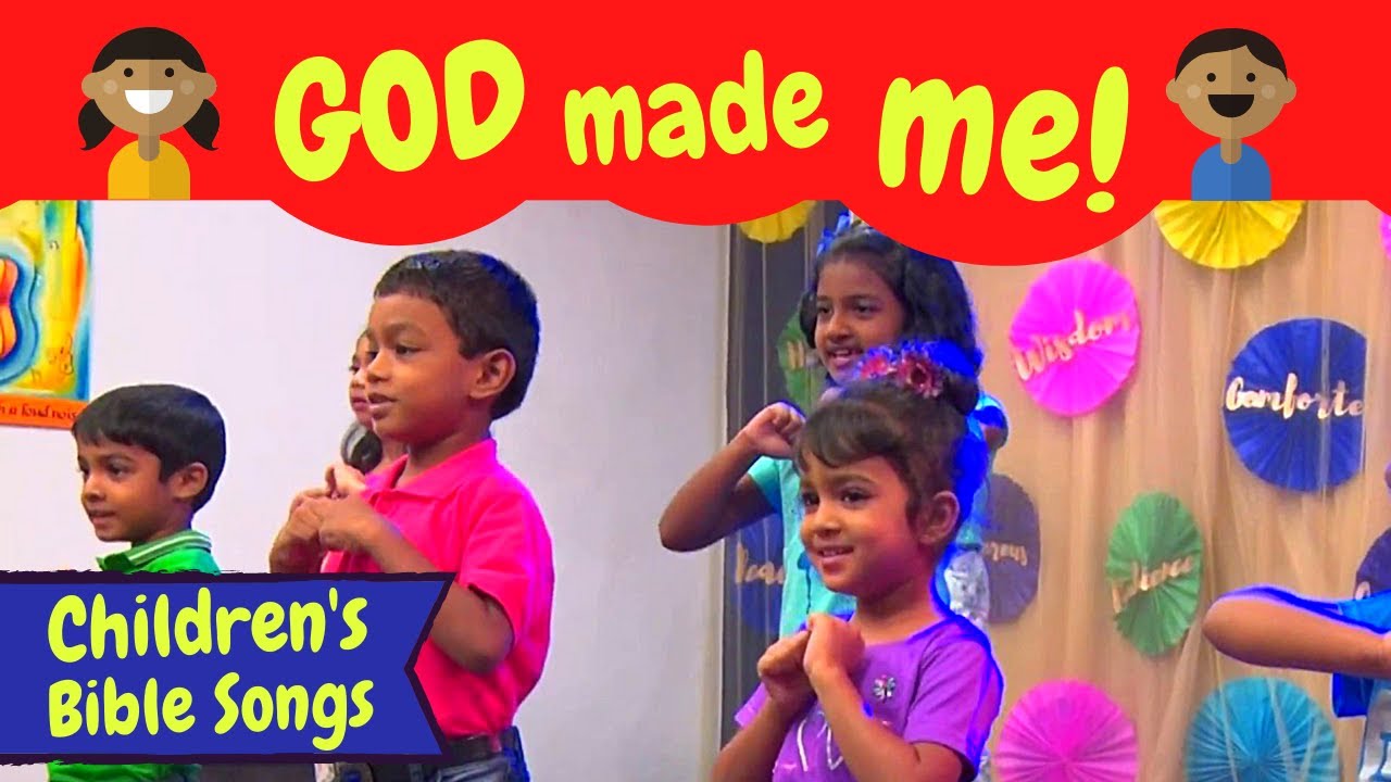 God Made Me | BF KIDS | Sunday School Songs | Bible Songs For Kids ...