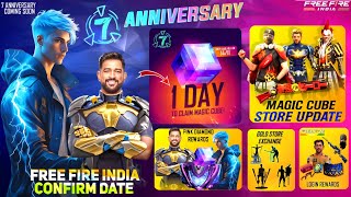 7th Anniversary Free Rewards🥳,Free Fire India | Free Fire New Event|Ff New Event