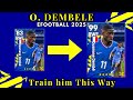 How to train Dembele Max Level Training Upgrade in eFootball 2025.