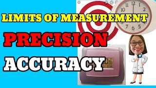 HOW TO KNOW THE LIMITS OF MEASUREMENT AND THE DIFFERENCE BETWEEN PRECISION AND ACCURACY.