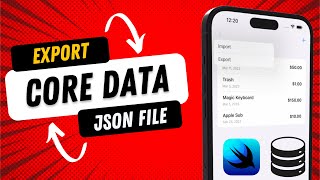 SwiftUI: Exporting Core Data to JSON File - JSON to Core Data - Xcode 14