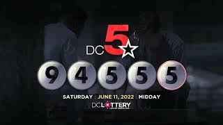 DC LOTTERY Midday 06/11/2022