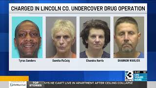 4 arrested after fentanyl, meth seized in Lincoln County undercover operation