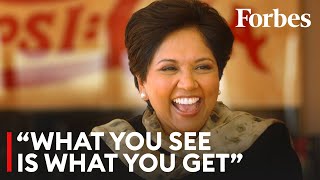 Indra Nooyi On Owning Her Authentic Self: “What You See Is What You Get” | Forbes