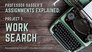 Project 1 Work Search Sasser Uhcl Writ 3315