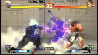 Wao (Oni) vs Daigo Umehara (Ryu) - SSF4 AE2012