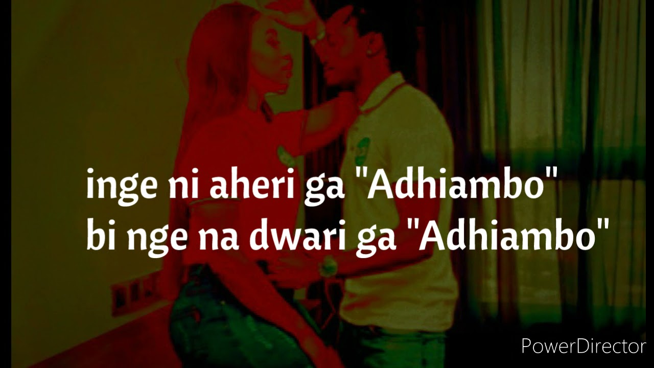 BAHATI & PRINCE INDAH - ADHIAMBO (Lyrics Video) - YouTube