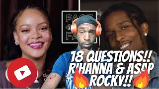 18 QUESTIONS with RIHANNA ASAP ROCKY!! DatBoyKwillReacts!