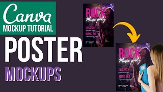 Make Poster Canva Smartmockups - Canva Mockup Tutorial