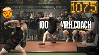 Pitching Coach Throws 100+ MPH
