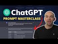 How I Write The Perfect Prompt (ChatGPT Masterclass)