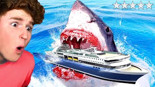 Worlds BIGGEST SHARK ATTACK In GTA 5! (Mods)