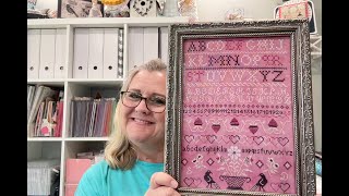 Flosstube #129 Framed Piece is In!  New Starts and a Huge Haul!