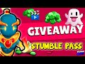 GIVEAWAY STUMBLE PASS 1200 GEMS BUAT 10 ORANG AJA AHHHH!!!