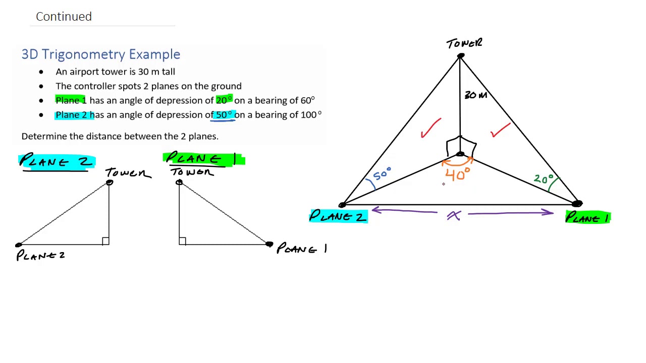 Gr 11 Lesson 07 (Full Year) - Solving 3D Problems With Trigonometry ...